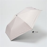 【ポイント20倍対象商品】晴雨兼用折傘 ネコフラワー 大きめサイズ(ウスチャ-55CM)