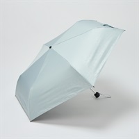 【ポイント20倍対象商品】晴雨兼用折傘 ラインフラワー 大きめサイズ(ウスミドリ-55CM)