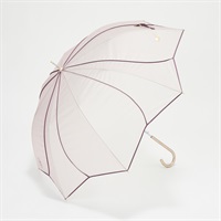 CLATHAS(クレイサス) 婦人長傘 フラワーパイピング(ウスアカ-60CM)