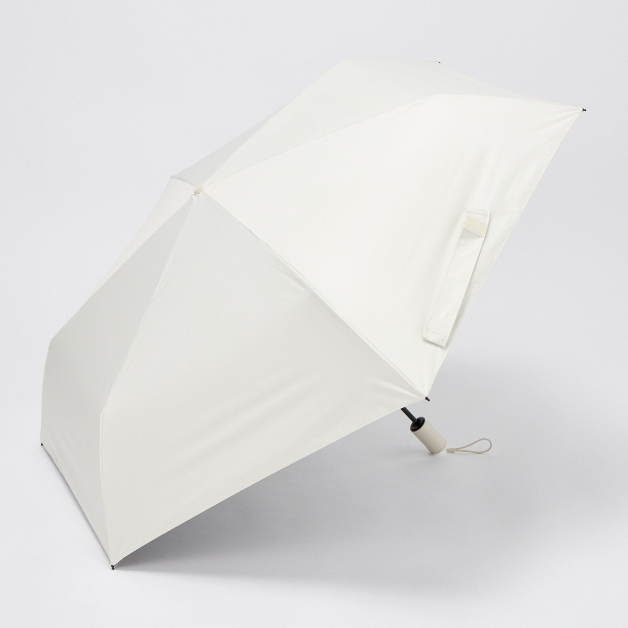  Waterfront(ウォーターフロント)  軽い自動開閉晴雨兼用傘(ホワイト-55CM)