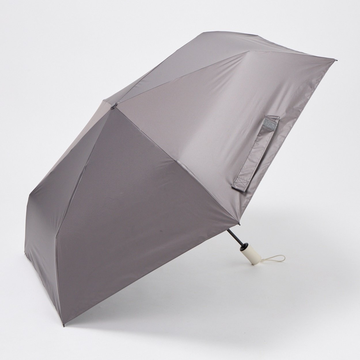  Waterfront(ウォーターフロント)  軽い自動開閉晴雨兼用傘(ブラック-55CM)