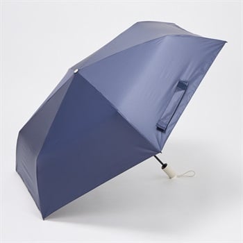  Waterfront(ウォーターフロント)  軽い自動開閉晴雨兼用傘(ネイビー-55CM)