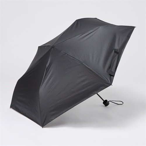 Water front(ウォーターフロント) 晴雨兼用 全天候折傘(クロ-55CM)