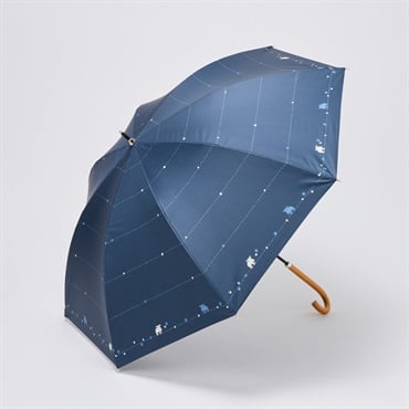 moz(モズ) 晴雨兼用 長傘 moz 柄(コイアオ-55CM)