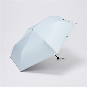 moz(モズ) 晴雨兼用 折傘 moz 無地(ウスアオ-55CM)
