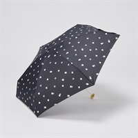 婦人 折傘 Wpc. ハート(クロ-50CM)