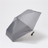 晴雨兼用 折傘 IZA コンパクト(ウスグレー-53CM)