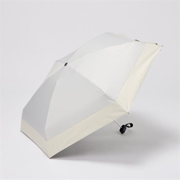 晴雨兼用 折傘 IZA コンパクト(ウスアオ-53CM)