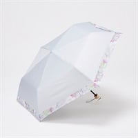 晴雨兼用 折傘 Wpc オーガンジー(ウスアオ-49CM)