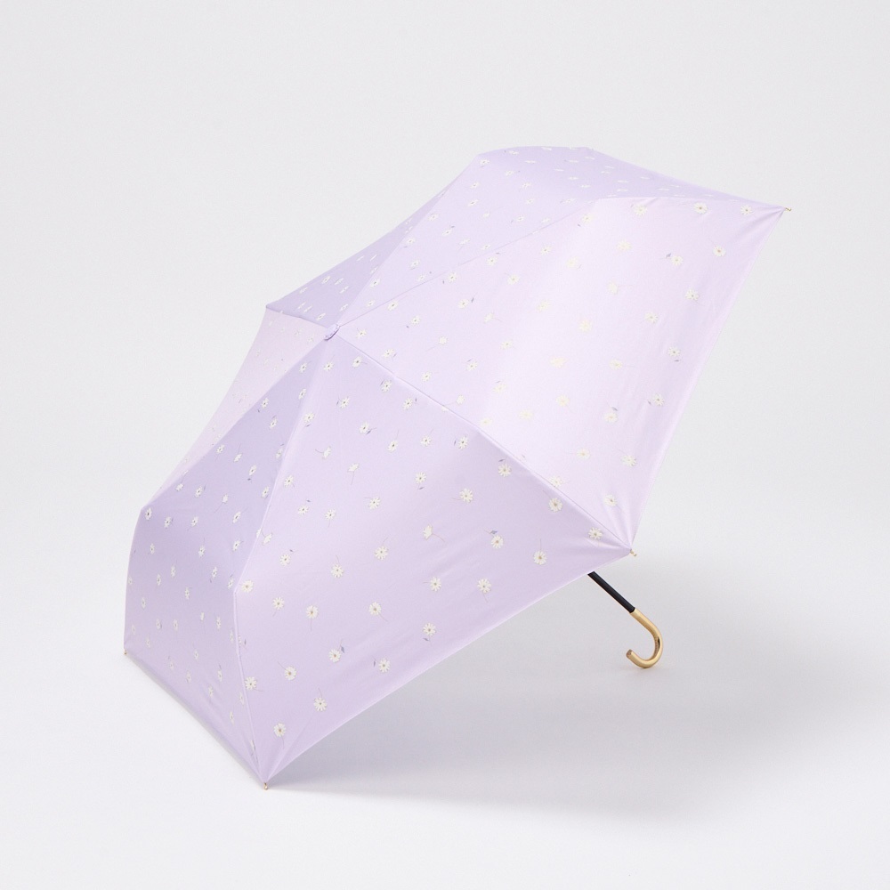 晴雨兼用 折傘 Wpc マーガレット(ウスムラサキ-55CM)
