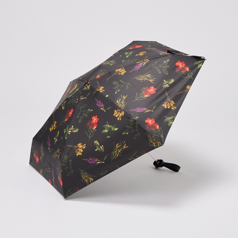 晴雨兼用 折傘 Wpc プランティカ(クロ-47CM)