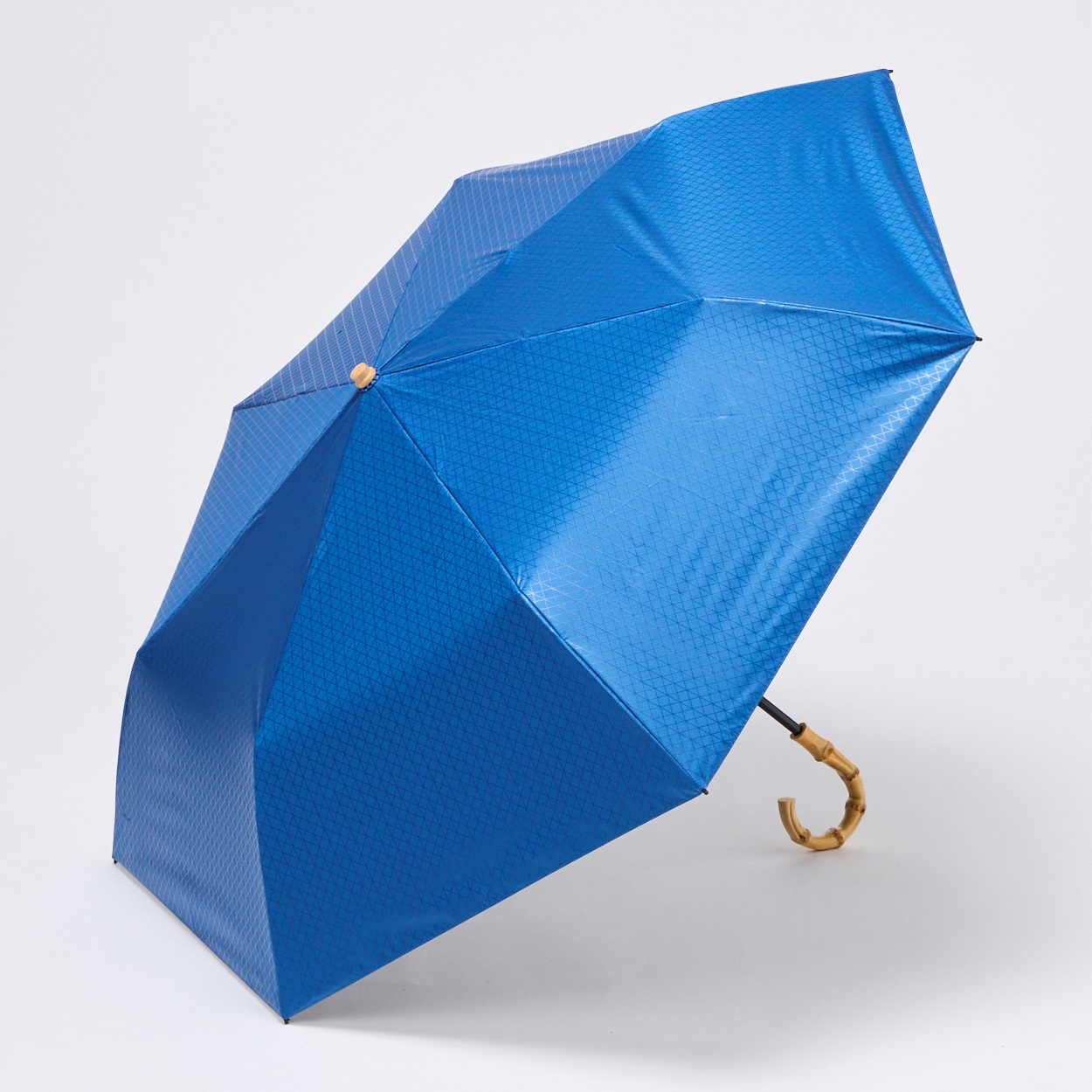 晴雨兼用 折傘 mabu エド(アオ-50CM)