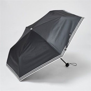 【ポイント20倍対象商品】晴雨兼用折傘 ミニ ボーダー
