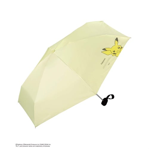 晴雨兼用折傘 遮光冒険のパートナーmini(ピカチュウ-47CM)