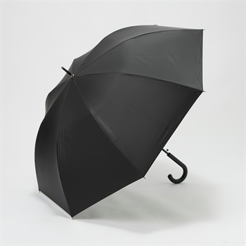 トップバリュ(TOPVALU) 長傘 耐風骨仕様 風に強い晴雨兼用傘 メンズ(クロ-65CM)