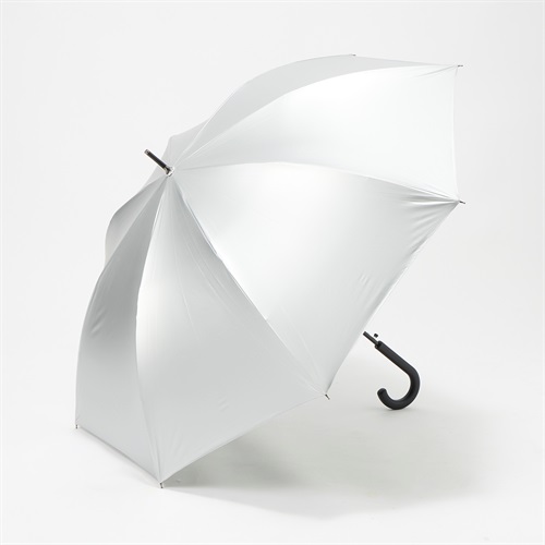 トップバリュ(TOPVALU) 長傘 耐風骨仕様 風に強い晴雨兼用傘 メンズ(ギン-65CM)