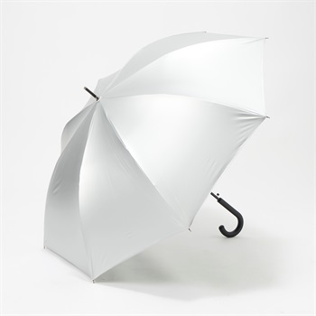トップバリュ(TOPVALU) 長傘 耐風骨仕様 風に強い晴雨兼用傘 メンズ(ギン-65CM)