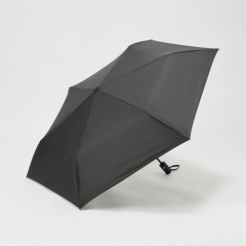 トップバリュ(TOPVALU) 折傘 自動開閉 晴雨兼用傘 メンズ(クロ-58CM)