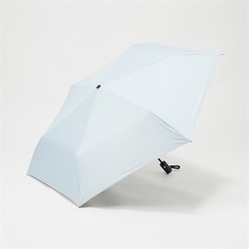 トップバリュ(TOPVALU) 折傘 自動開閉 晴雨兼用傘 メンズ(ウスアオ-58CM)