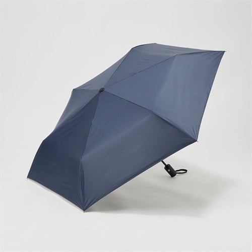 トップバリュ(TOPVALU) 折傘 自動開閉 晴雨兼用傘 メンズ(コイアオ-58CM)