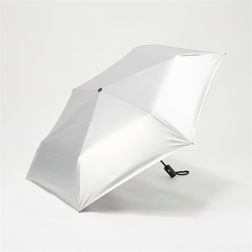 トップバリュ(TOPVALU) 折傘 自動開閉 晴雨兼用傘 メンズ(ギン-58CM)