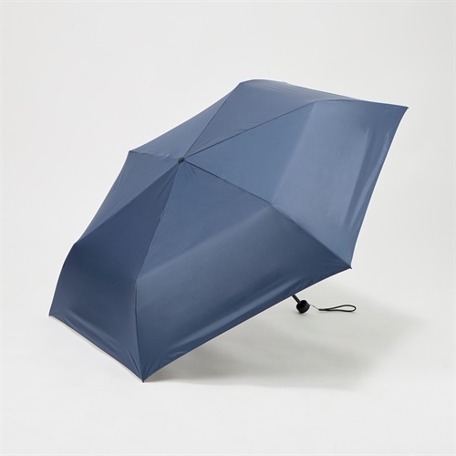 トップバリュ(TOPVALU) 折傘 軽量ワイド 晴雨兼用傘 メンズ(コイアオ-62CM)