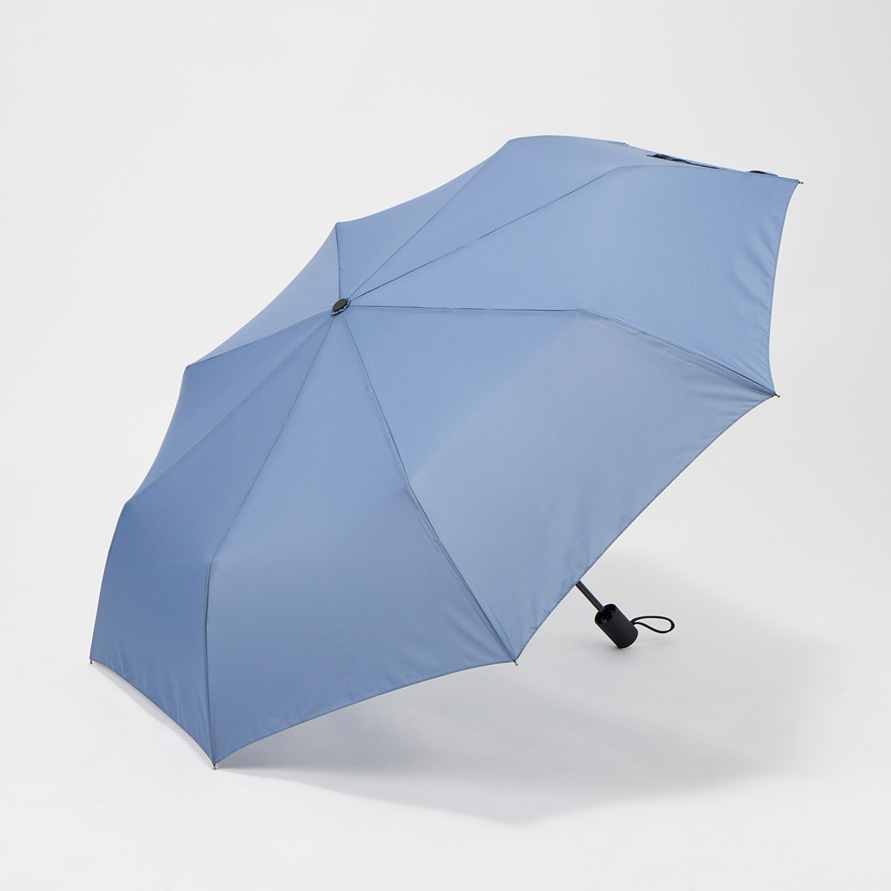 トップバリュ(TOPVALU) 折傘 耐風骨仕様 風に強い傘 メンズ(アオ-60CM)
