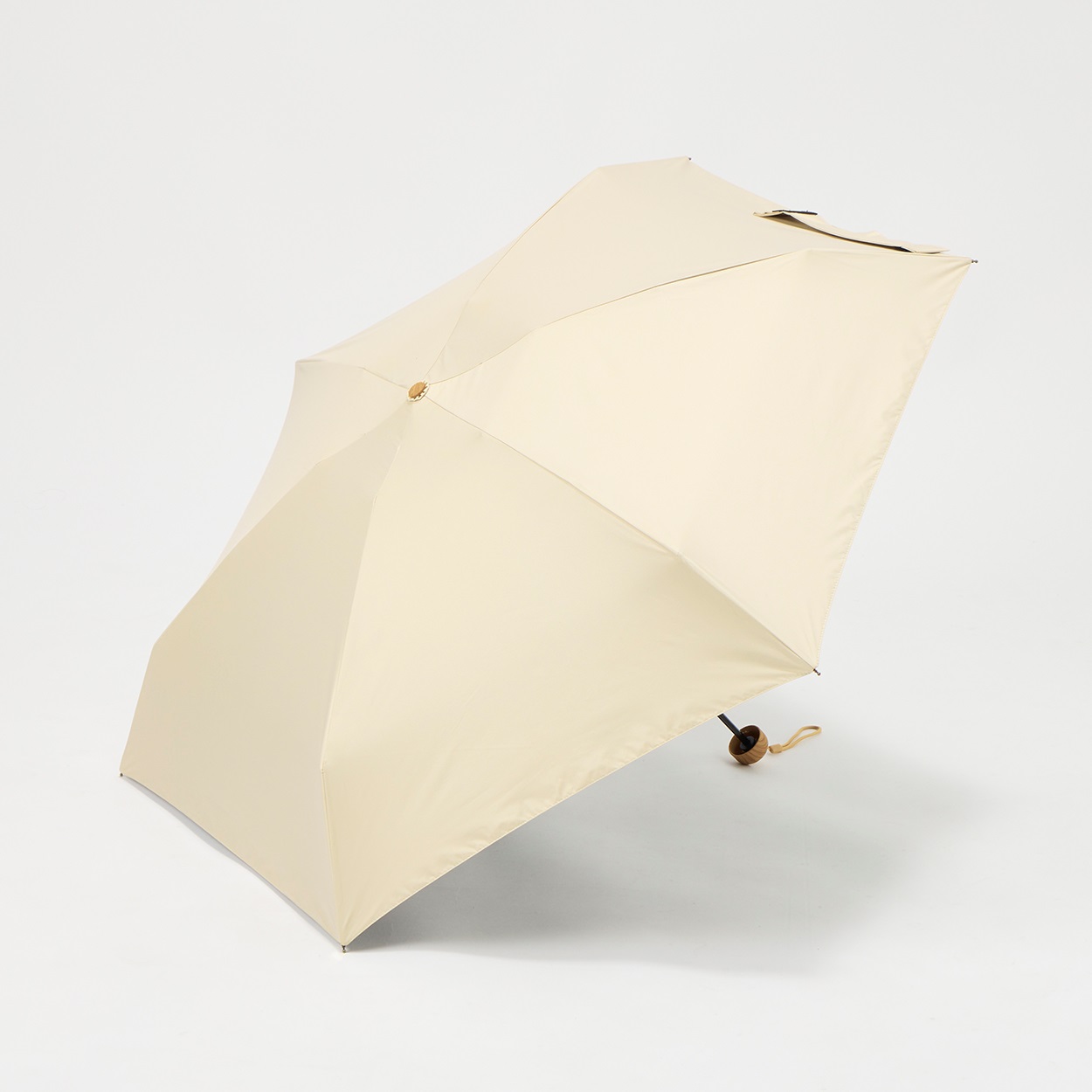 トップバリュ(TOPVALU) 折傘 小さくたためる 晴雨兼用傘 レディス(ウスチャ-50CM)