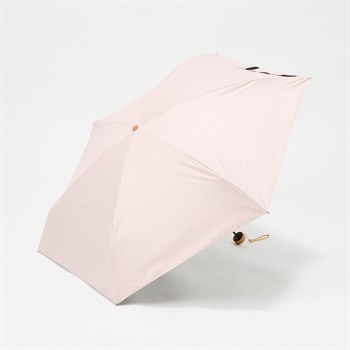 トップバリュ(TOPVALU) 折傘 小さくたためる 晴雨兼用傘 レディス(ウスアカ-50CM)