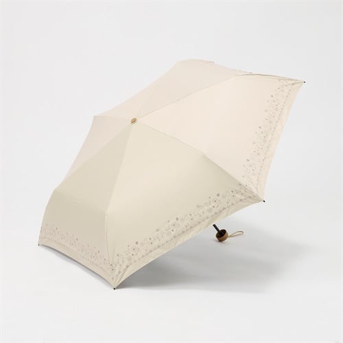 トップバリュ(TOPVALU) 折傘 軽い晴雨兼用傘 レディス(ウスチャ-50CM)