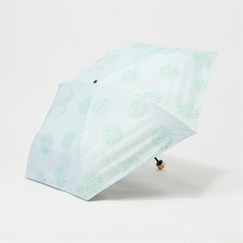 tenoe(テノエ) 折傘 晴雨兼用 レディス(あじさいの丘-55CM)