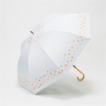 tenoe(テノエ) 長傘 晴雨兼用 レディス(花畑の宝石たち-60CM)