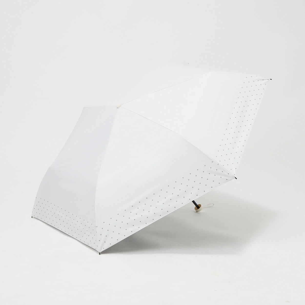 OPAQUE.CLIP(オペークドットクリップ) 折傘 晴雨兼用  レディス(シロ-55CM)