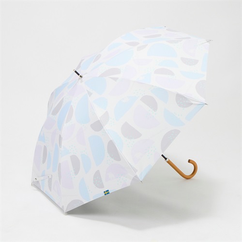 moz(モズ) 長傘 晴雨兼用 ブロック レディス(ウスムラサキ-55CM)