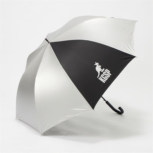 KANGOL SPORT(カンゴールスポーツ) 長傘 晴雨兼用 ロゴ ユニセックス(ギン-70CM)