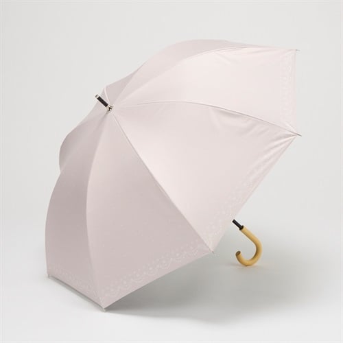 長傘 晴雨兼用 ドット総柄 レディス(ウスチャ-55CM)