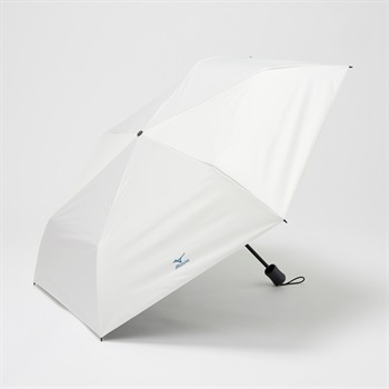 mizuno(ミズノ) 折傘 晴雨兼用 ユニセックス(シロ-55CM)