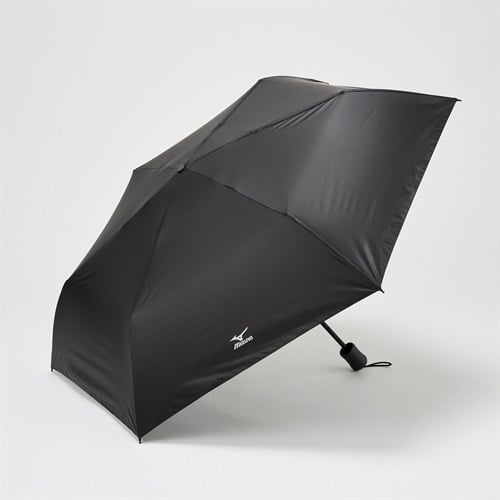 mizuno(ミズノ) 折傘 晴雨兼用 ユニセックス(クロ-55CM)
