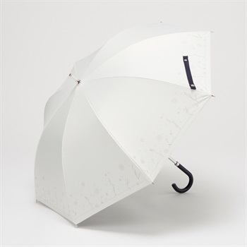 CLATHAS(クレイサス) ショート 長傘 晴雨兼用 グリッター レディス(シロ-50CM)