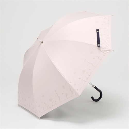 CLATHAS(クレイサス) ショート 長傘 晴雨兼用 グリッター レディス(ウスアカ-50CM)