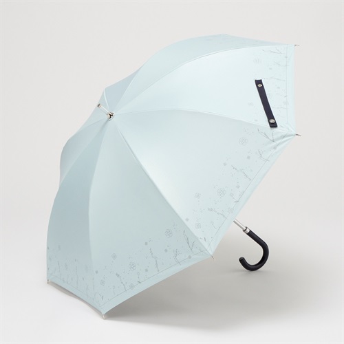 CLATHAS(クレイサス) ショート 長傘 晴雨兼用 グリッター レディス(ウスアオ-50CM)