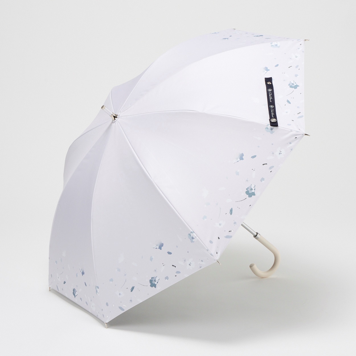 CLATHAS(クレイサス) ショート 長傘 晴雨兼用 箔プリント レディス(ウスアカ-50CM)