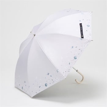 CLATHAS(クレイサス) ショート 長傘 晴雨兼用 箔プリント レディス(ウスアカ-50CM)
