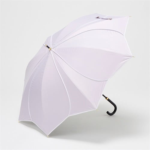 mily's mail(ミリーズメール)  ショート 長傘 晴雨兼用 フラワー レディス(ウスムラサキ-50CM)