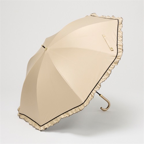 mily's mail(ミリーズメール)  ショート 長傘 晴雨兼用 フリル レディス(ウスチャ-50CM)