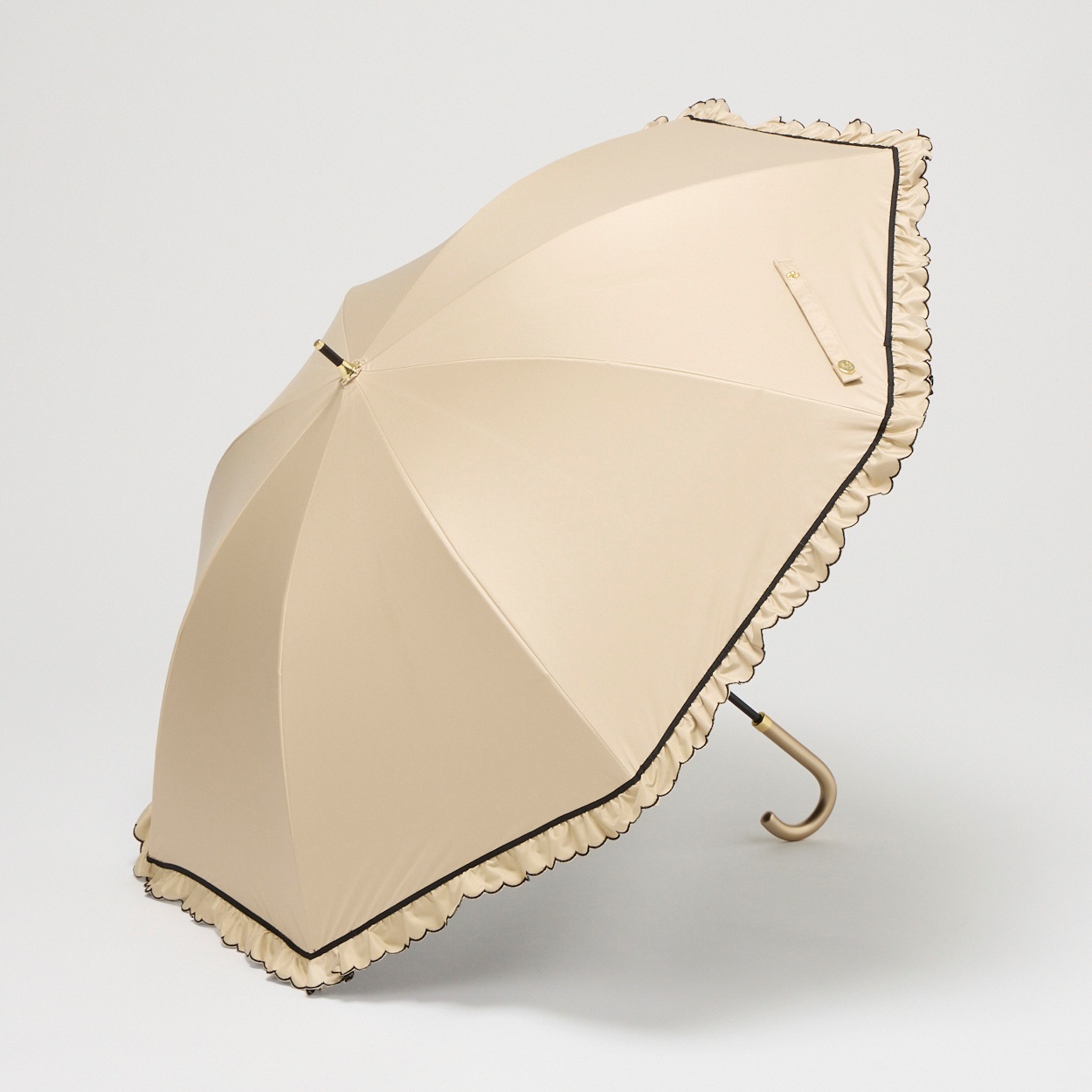 mily's mail(ミリーズメール)  ショート 長傘 晴雨兼用 フリル レディス(ウスチャ-50CM)