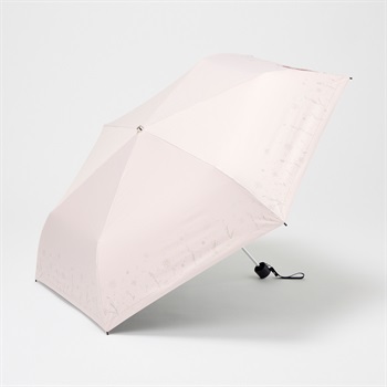 CLATHAS(クレイサス) 晴雨兼用 折傘 グリッタープリント レディス(ウスアカ-54CM)