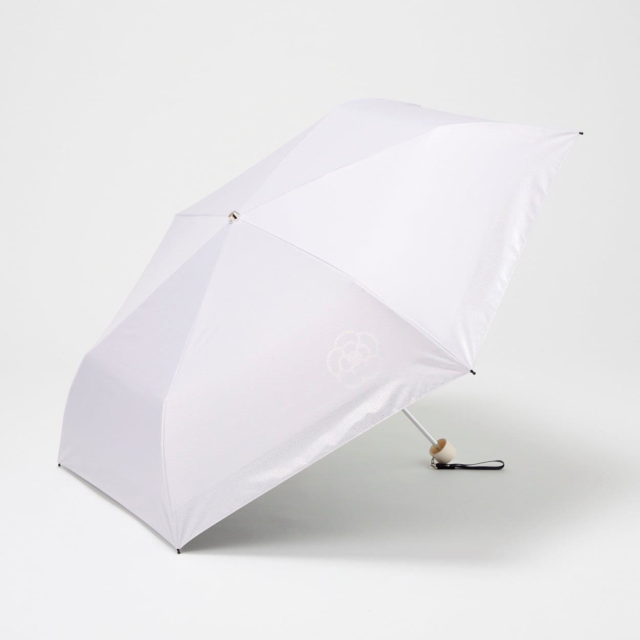 CLATHAS(クレイサス) 折傘 晴雨兼用 透明箔 レディス(ウスアカ-54CM)