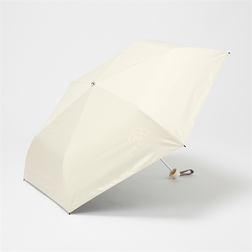 CLATHAS(クレイサス) 折傘 晴雨兼用 透明箔 レディス(ウスキイロ-54CM)