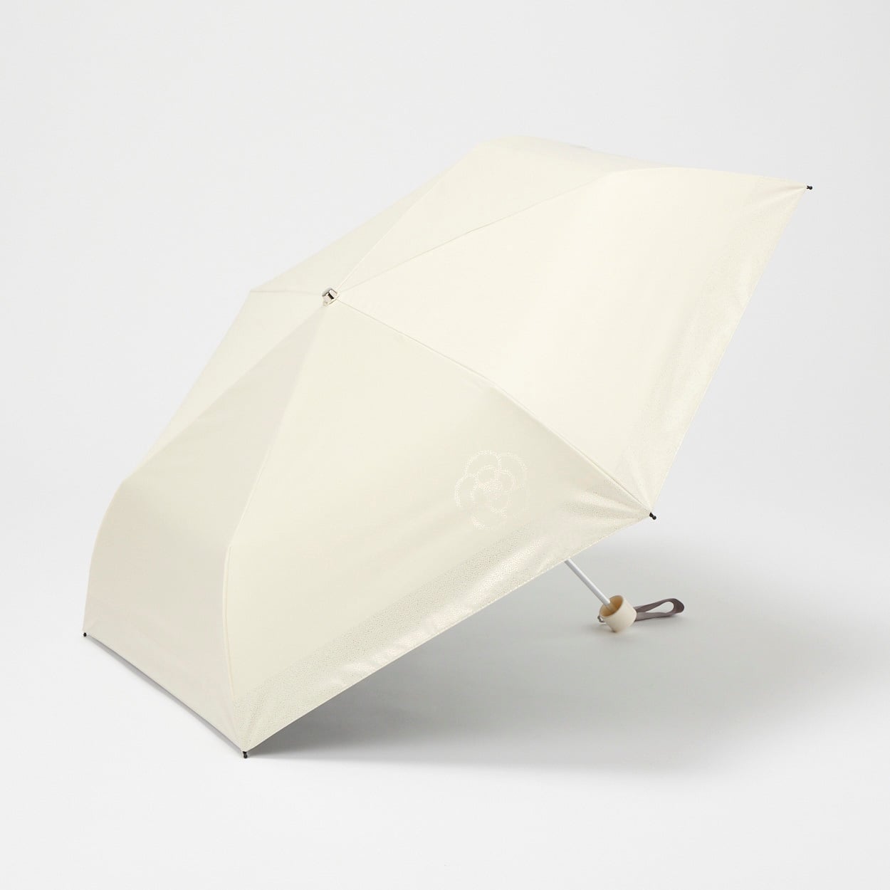 CLATHAS(クレイサス) 折傘 晴雨兼用 透明箔 レディス(ウスキイロ-54CM)